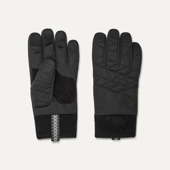 NWT UGG Men's Quilted Nylon Gloves Size Small - Picture 2 of 16